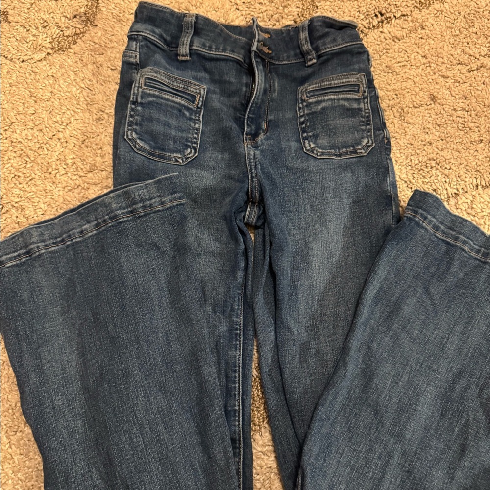 American Eagle Outfitters Dark Blue Flare Jeans